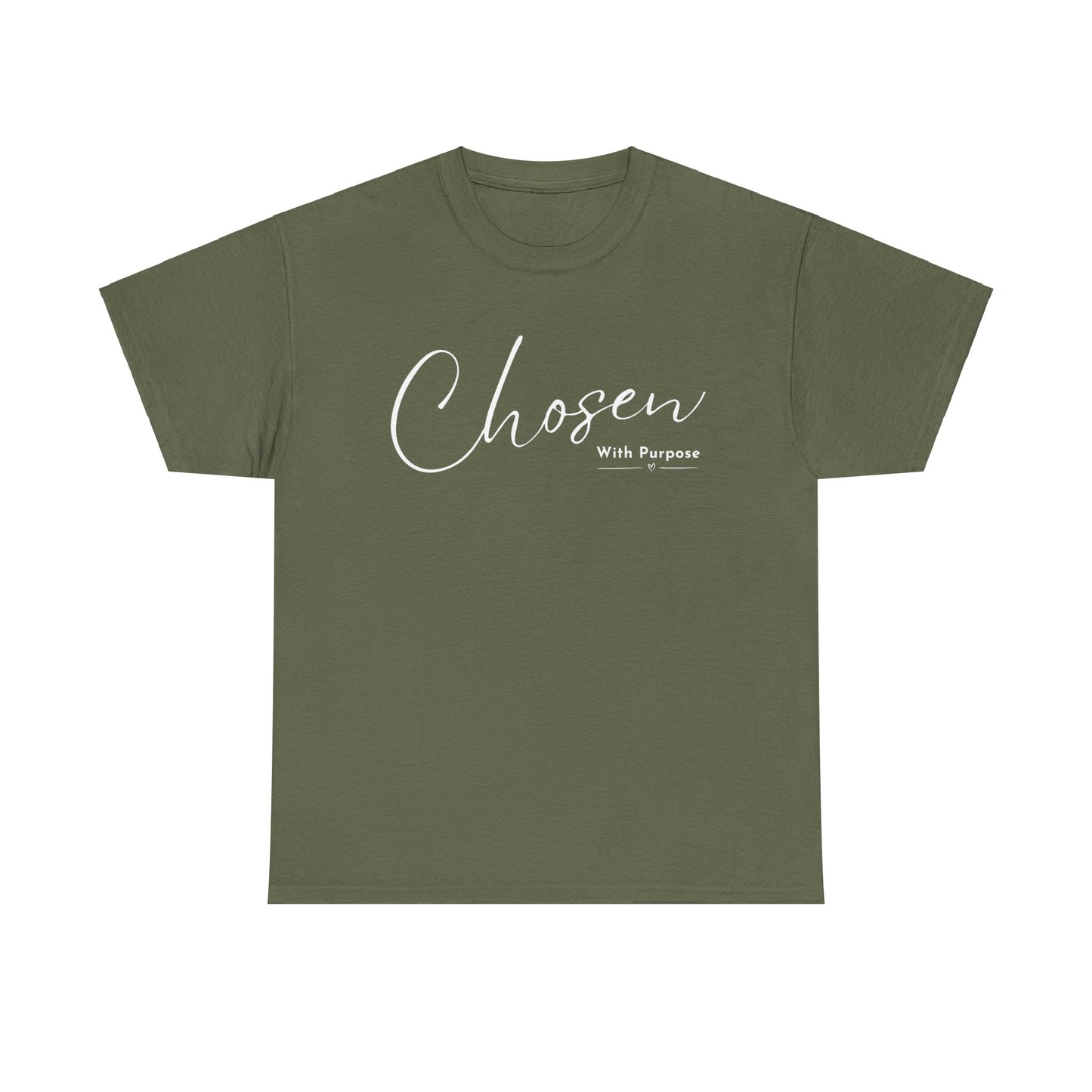 CHOSEN WITH PURPOSE T-SHIRT - 5000 - WH