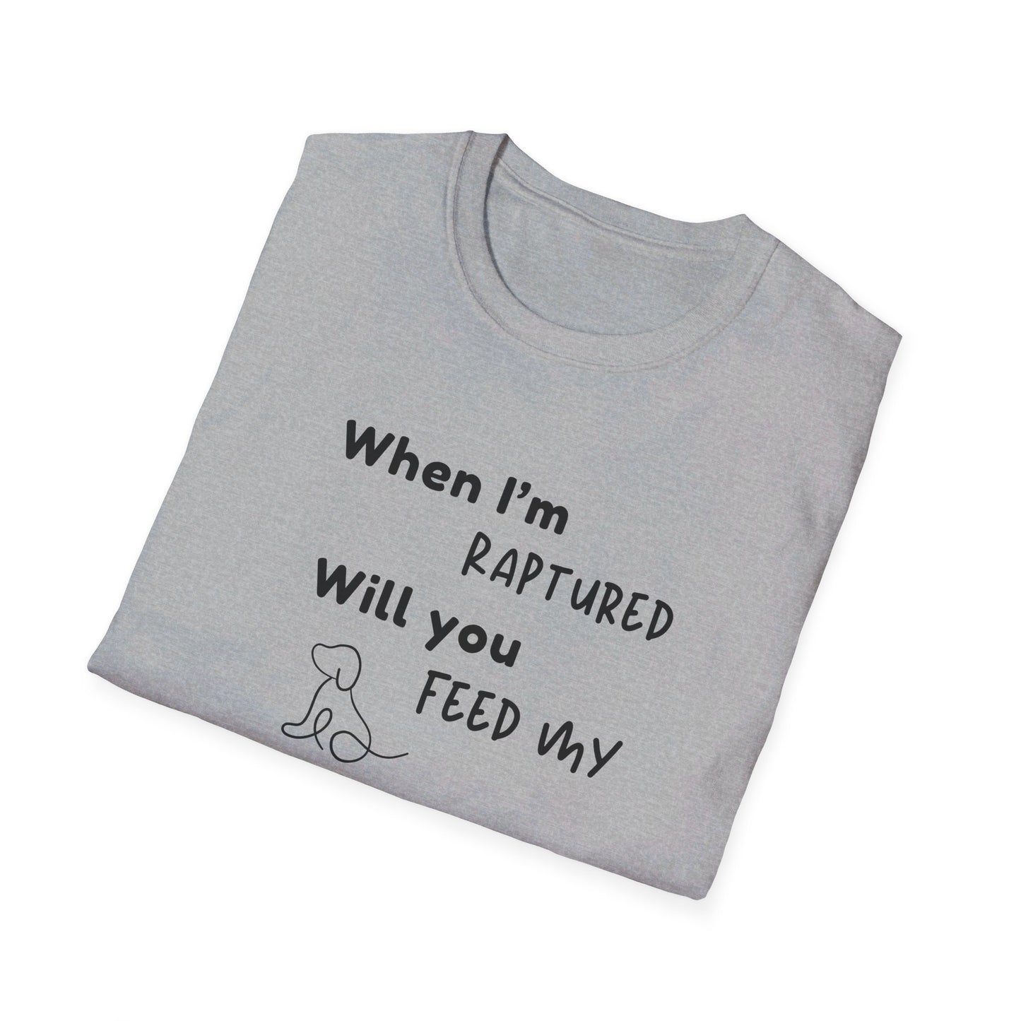 RAPTURED - DOG T-SHIRT - SS - BK