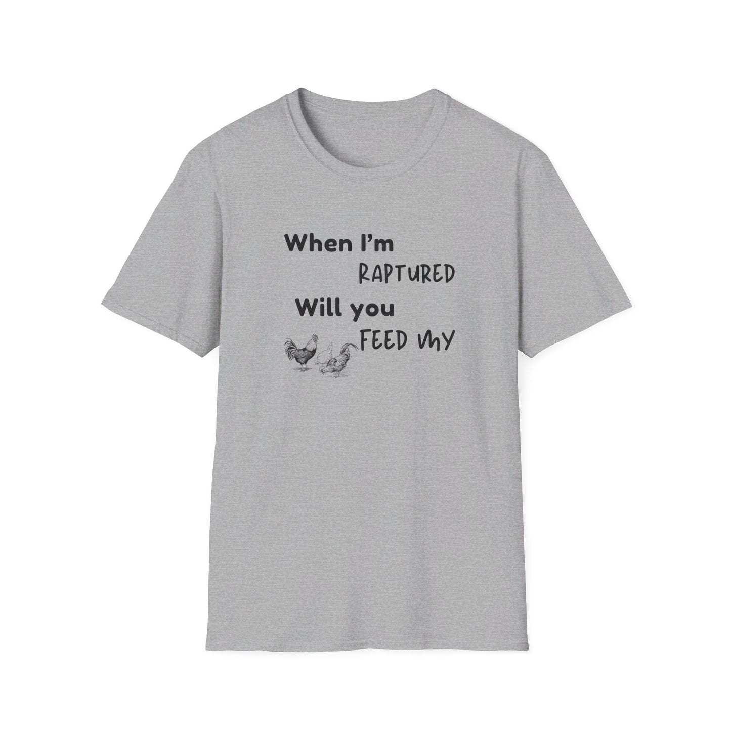 RAPTURED - CHICKEN T-SHIRT - M - BK