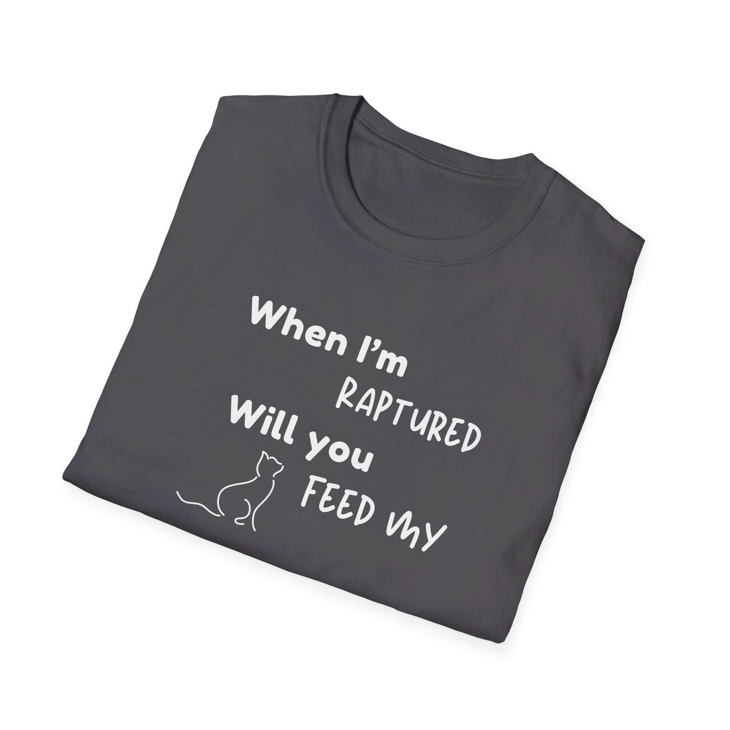 RAPTURED - CAT T-SHIRT - M - WH