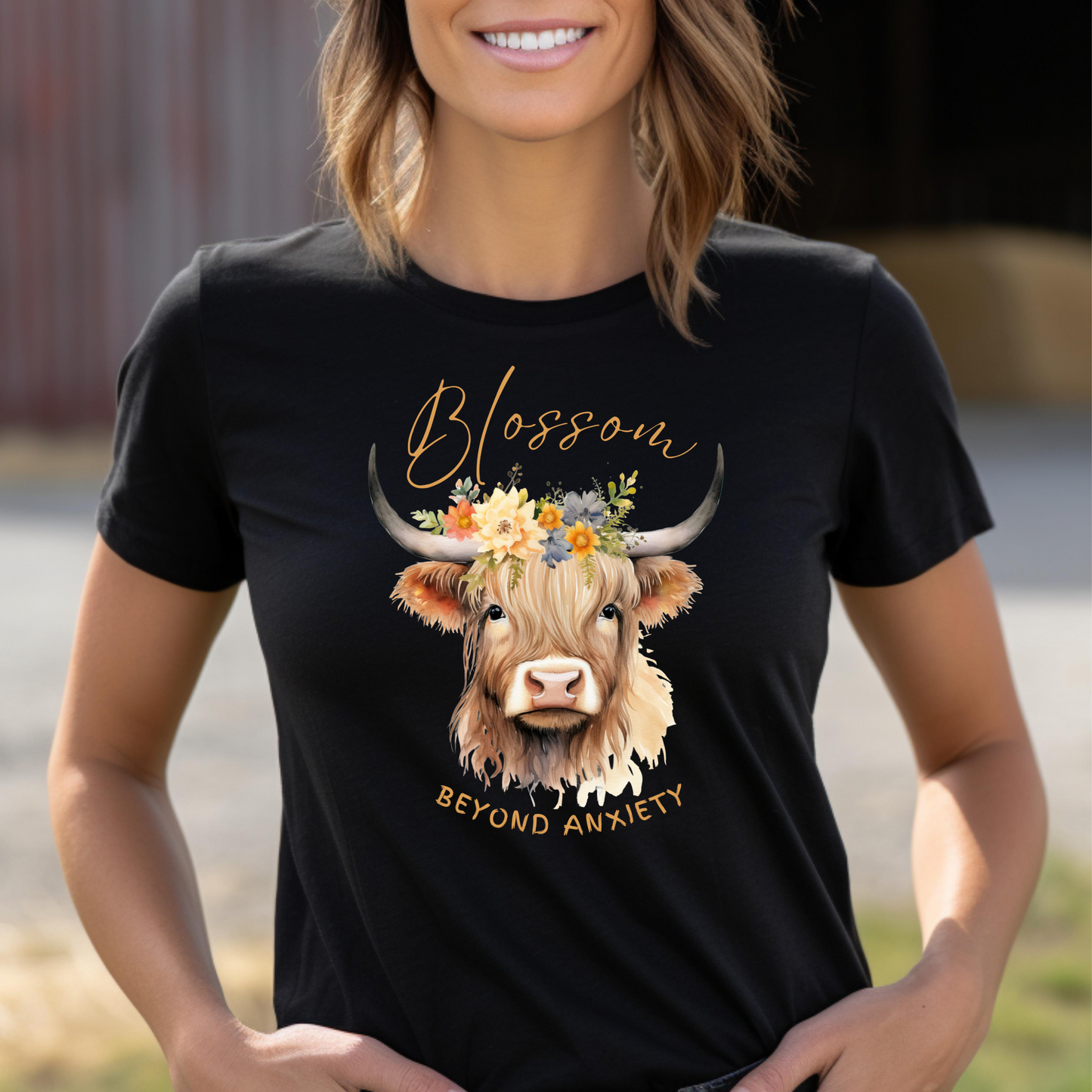 BLOSSOM BEYOND ANXIETY T-SHIRT - SS - YW