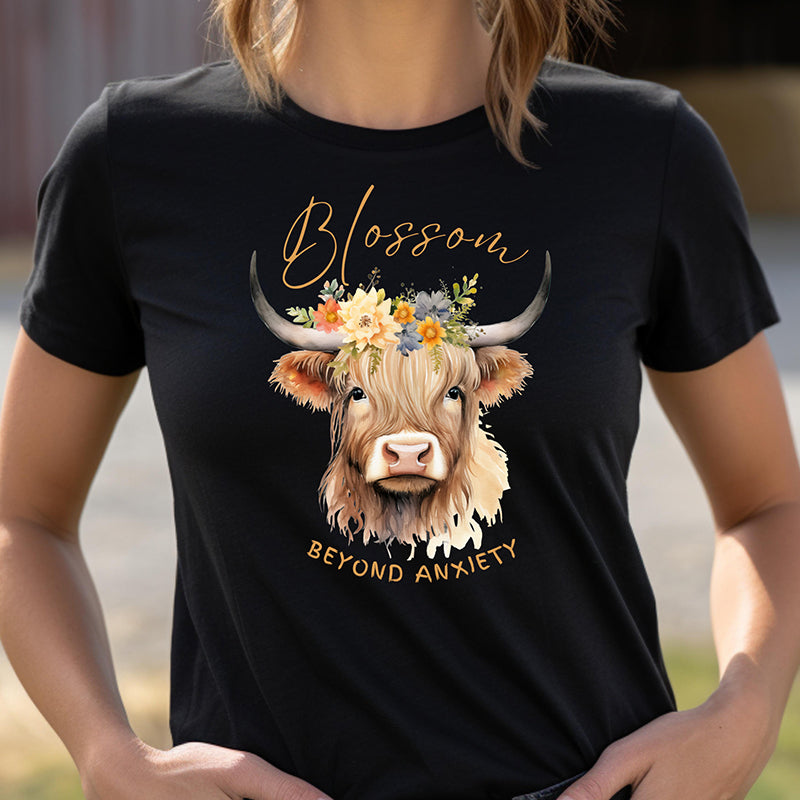 BLOSSOM BEYOND ANXIETY T-SHIRT - SS - YW