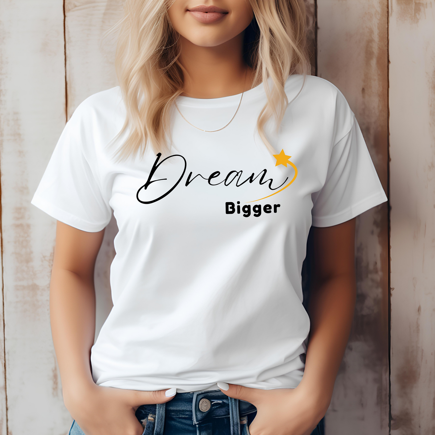 DREAM BIGGER T-SHIRT - SS - BK