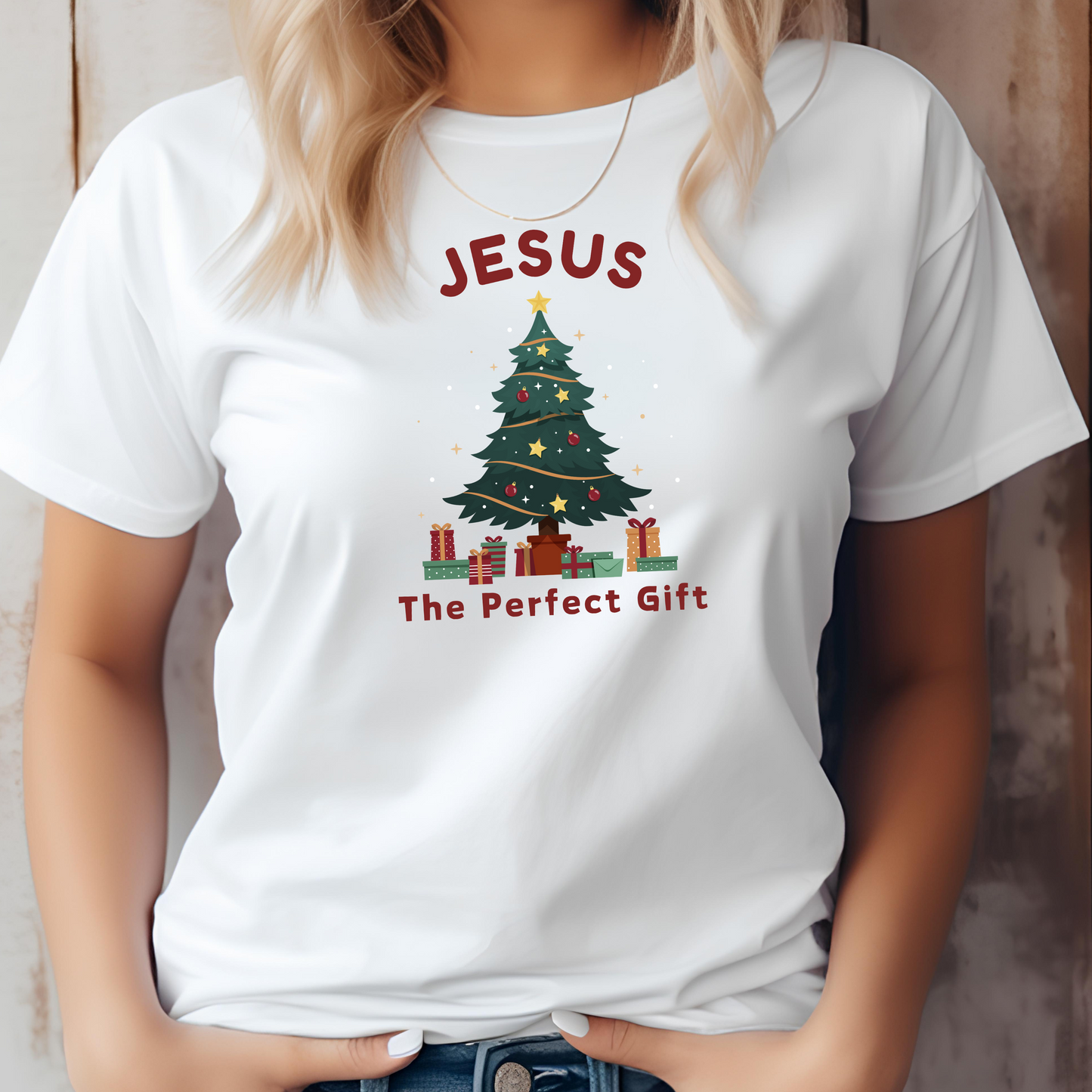 JESUS PERFECT GIFT T-SHIRT - JY - DK