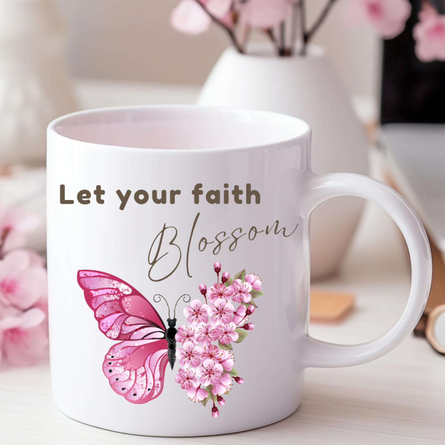 LET YOUR FAITH COFFEE MUG