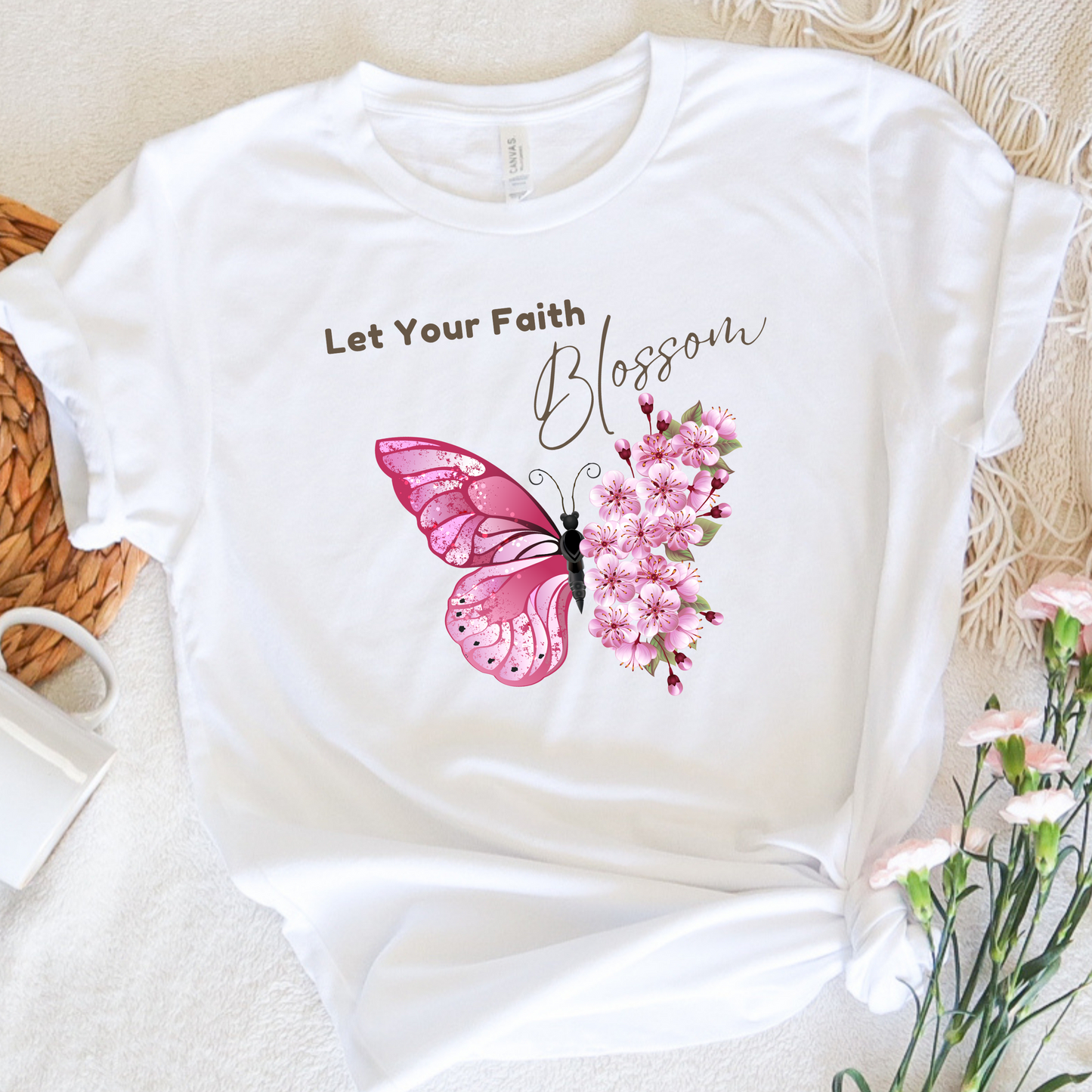 LET YOUR FAITH BLOSSOM T-SHIRT - BBGY