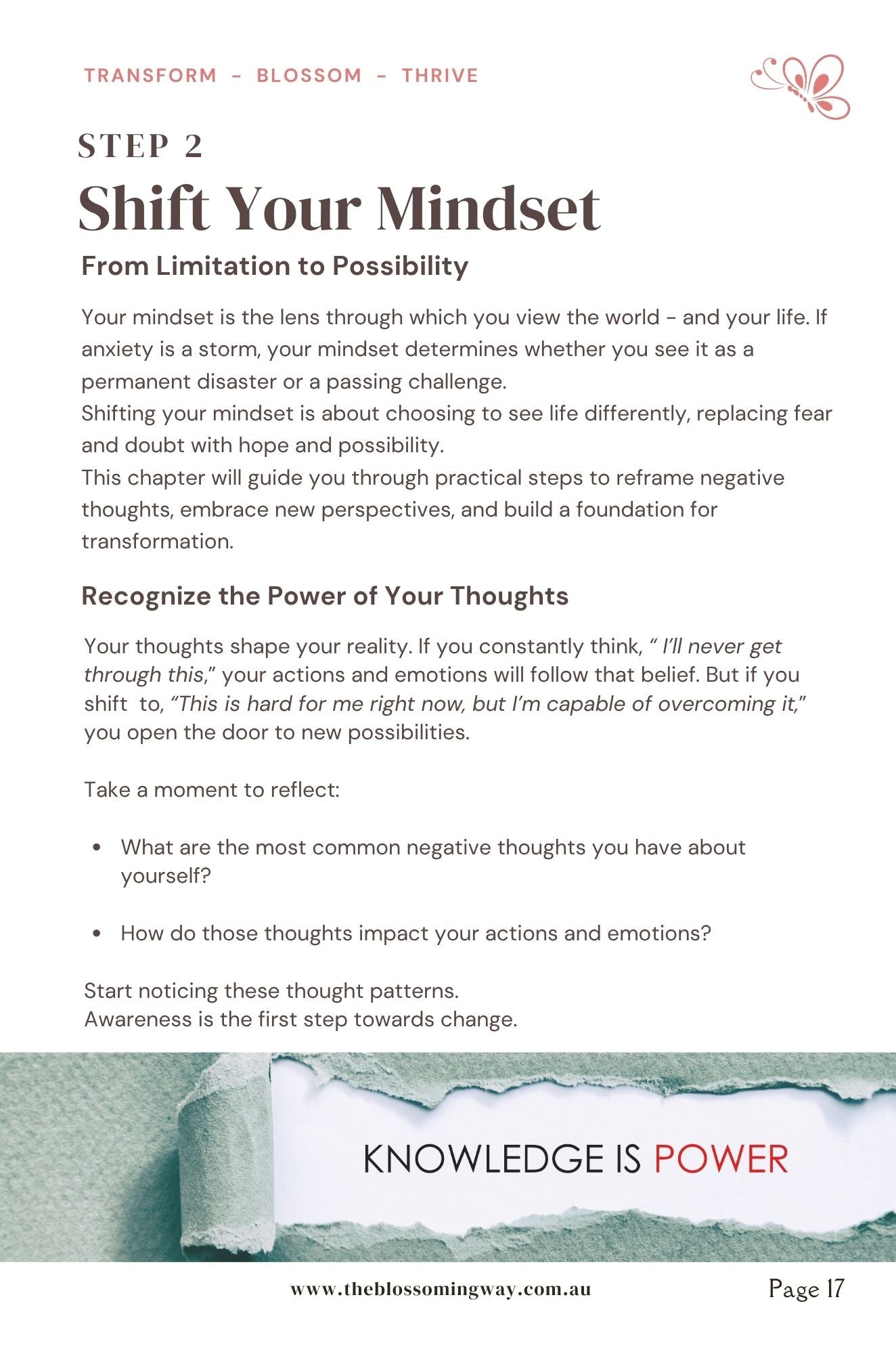 The Blossoming Way BOOK