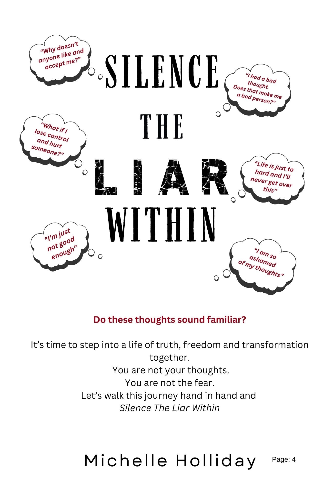 SILENCE THE LIAR WITHIN E-BOOK