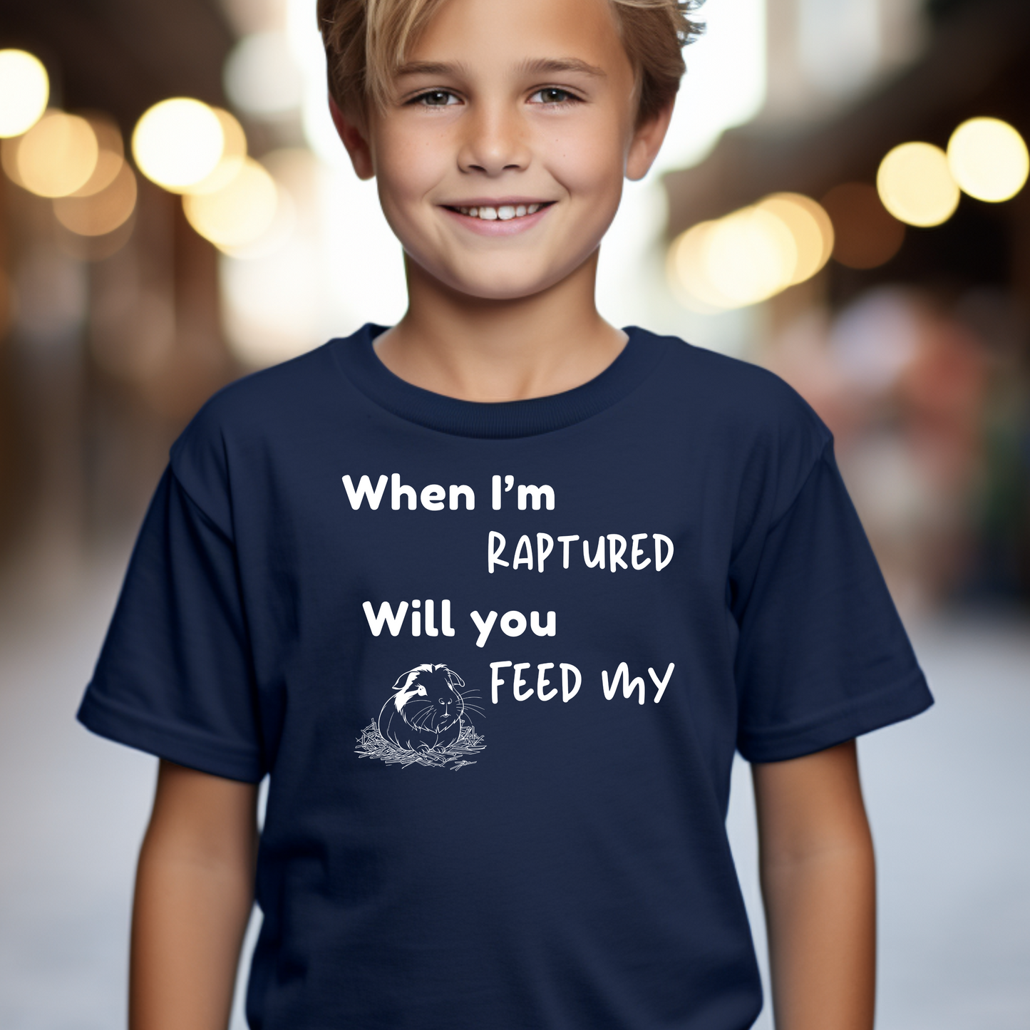 RAPTURED GUINEA PIG T-SHIRT - WH