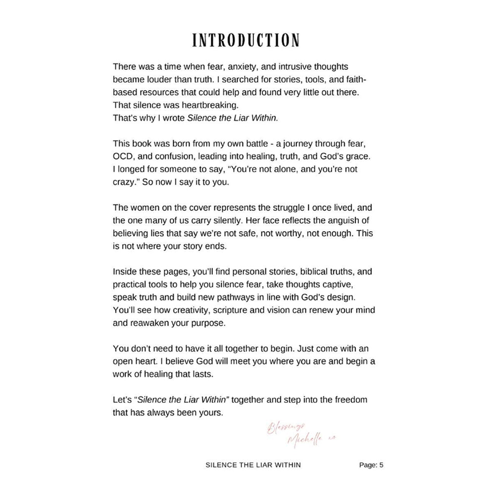 SILENCE THE LIAR WITHIN E-BOOK