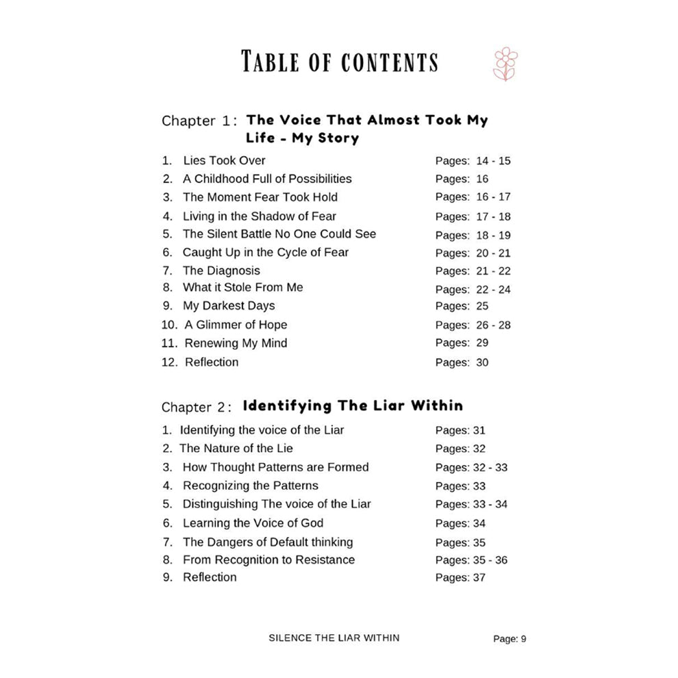 SILENCE THE LIAR WITHIN E-BOOK