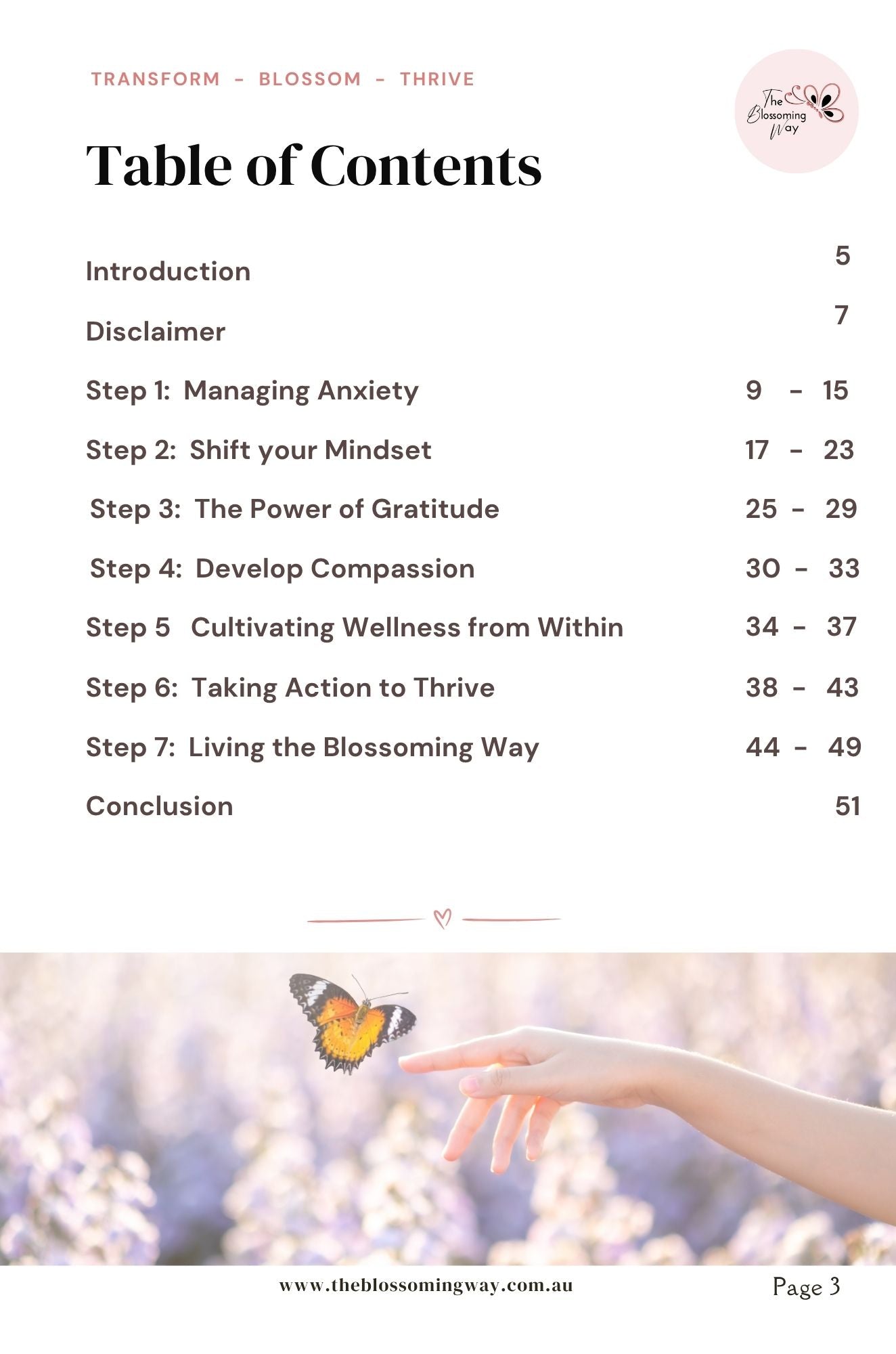 The Blossoming Way BOOK
