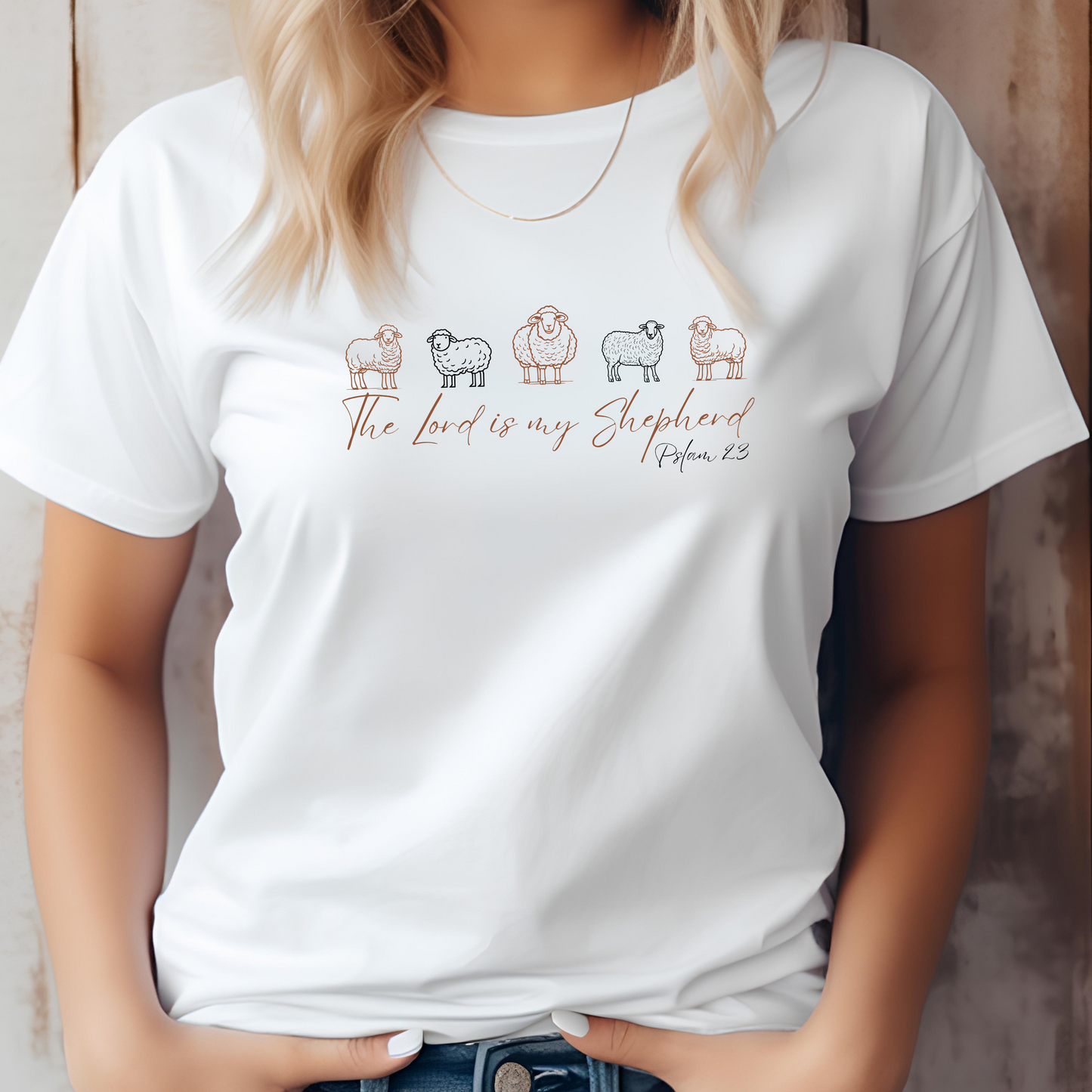 LORD IS MY SHEPHERD T-SHIRT - SS - BDK