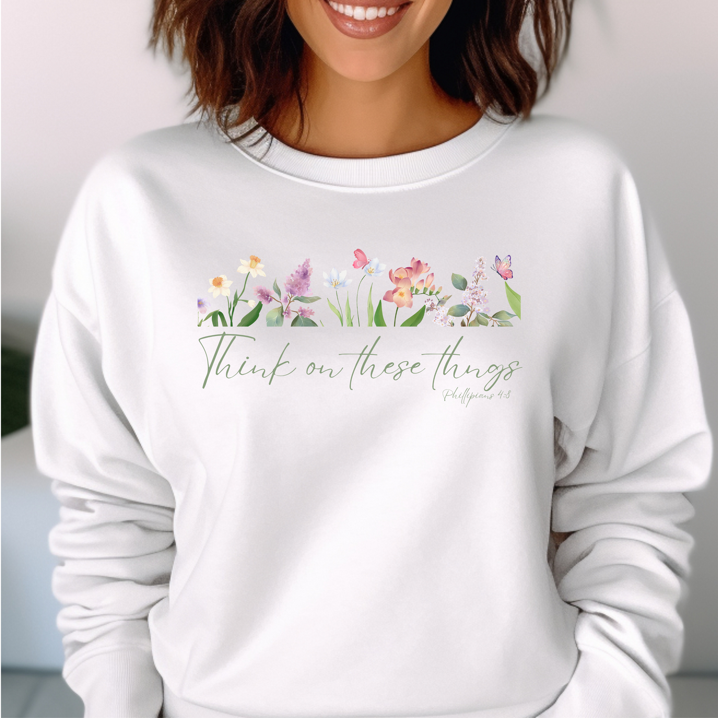 THINK ON THESE THINGS SWEATSHIRT - W - CL
