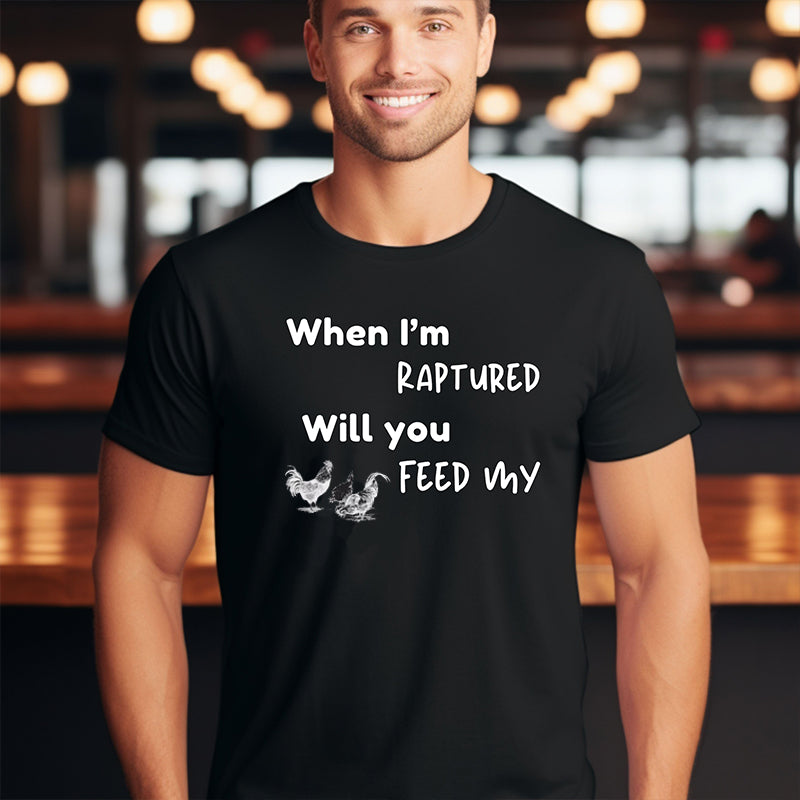 RAPTURED - CHICKENS T-SHIRT - M - WH