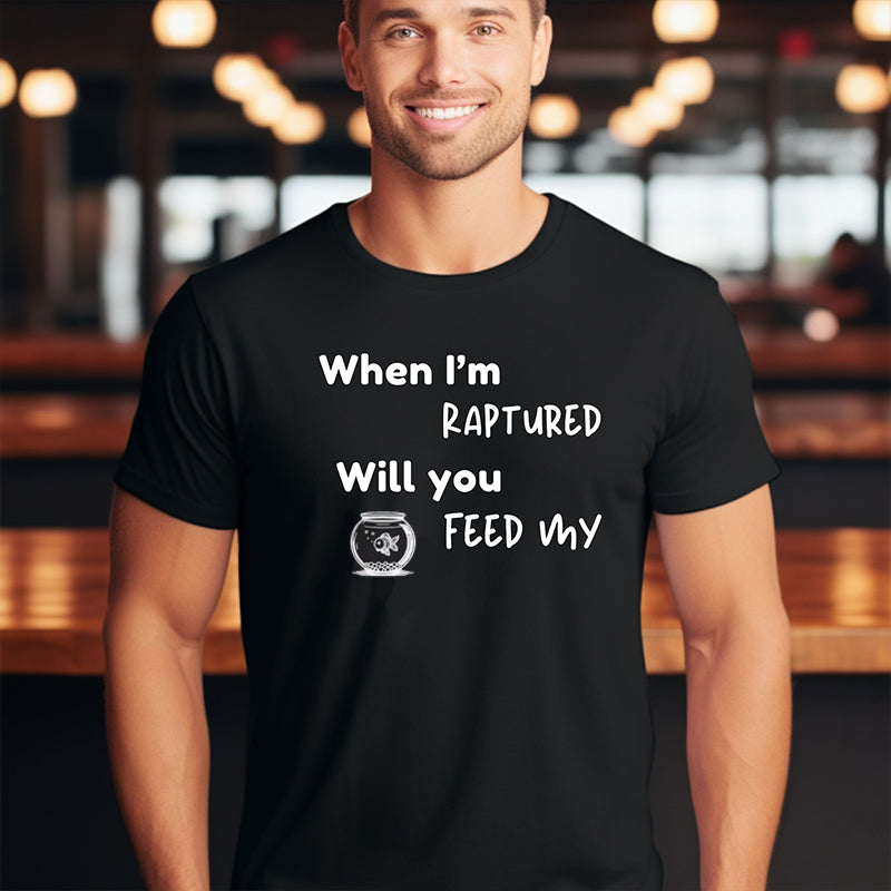 RAPTURED - FISH T-SHIRT - M - WH