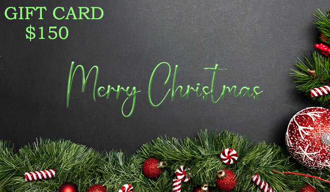 MERRY CHRISTMAS GIFT CARD - BK