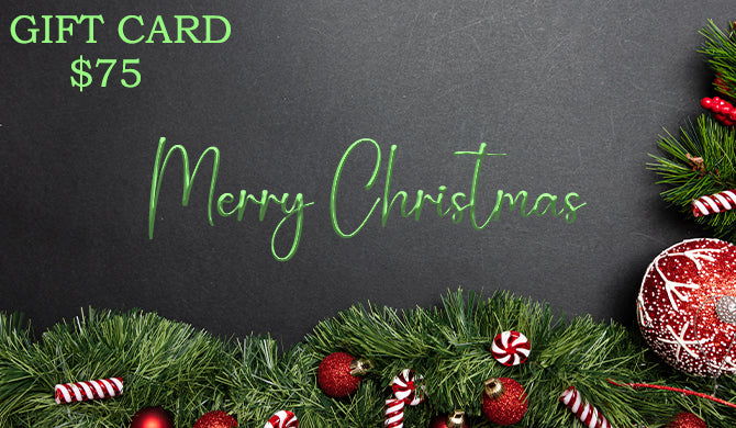 MERRY CHRISTMAS GIFT CARD - BK