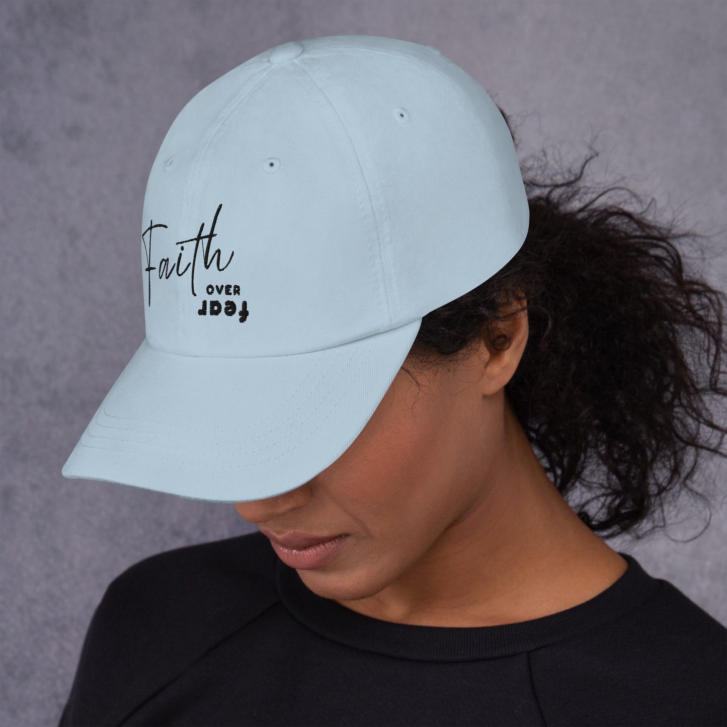 FAITH OVER FEAR HAT - BK