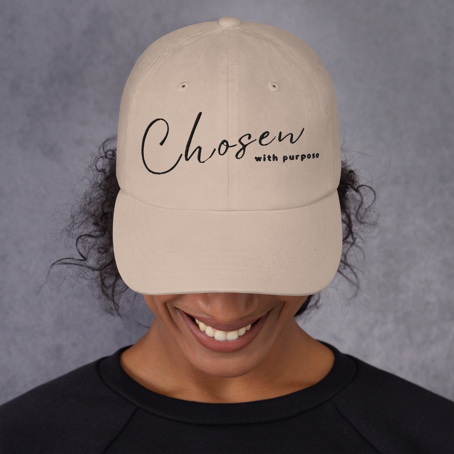 CHOSEN DAD HAT - BK