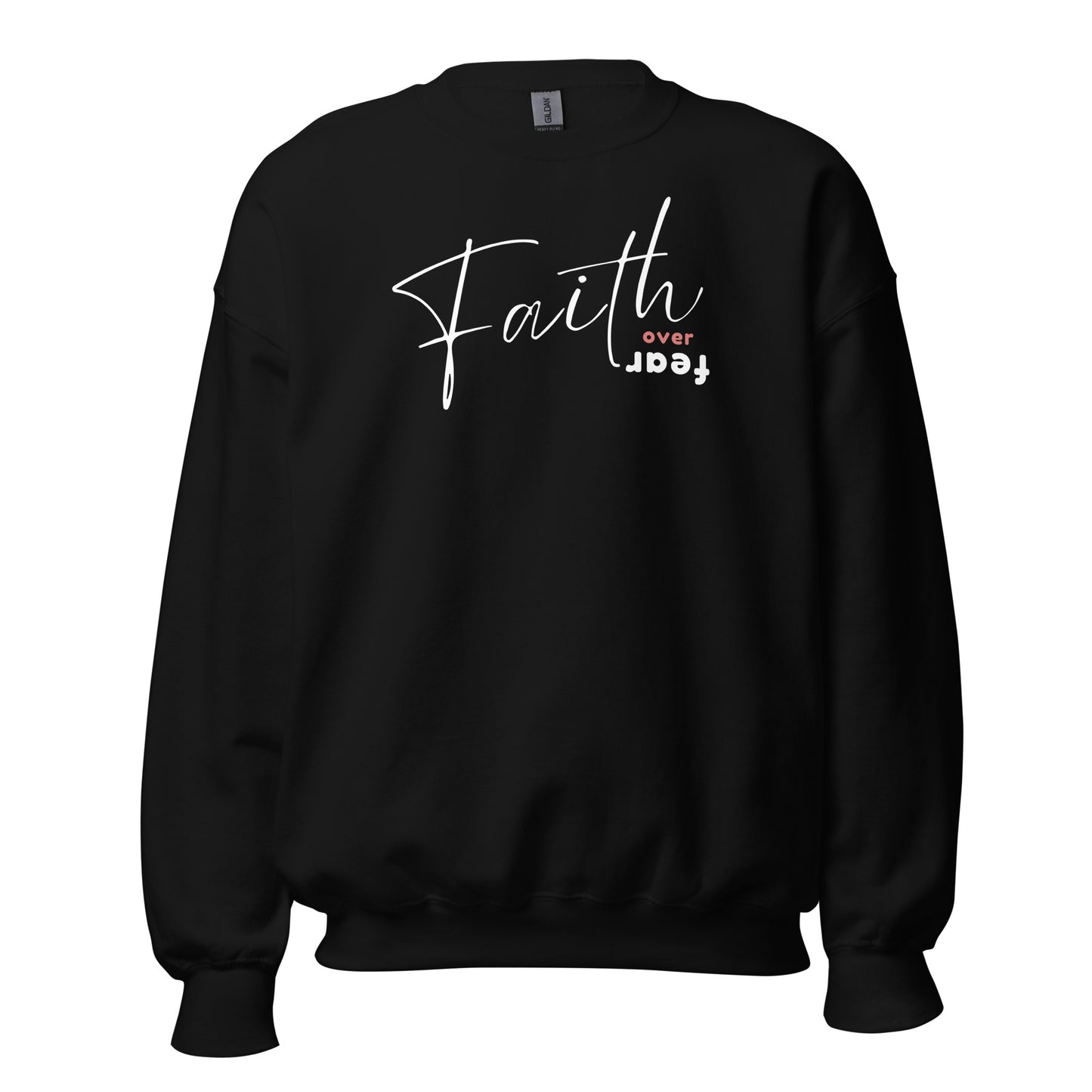 FAITH OVER FEAR SWEATSHIRT - W - WH