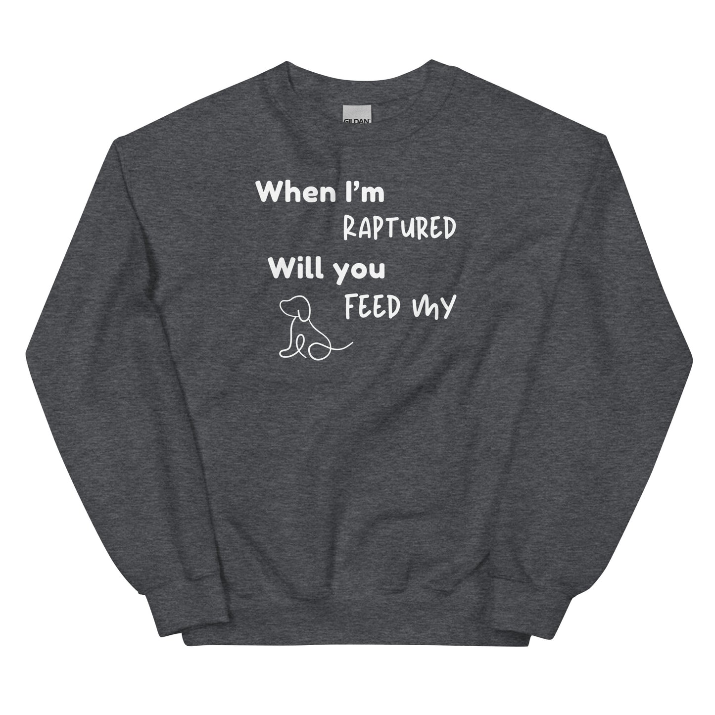 RAPTURED DOG SWEATSHIRT -M- WH