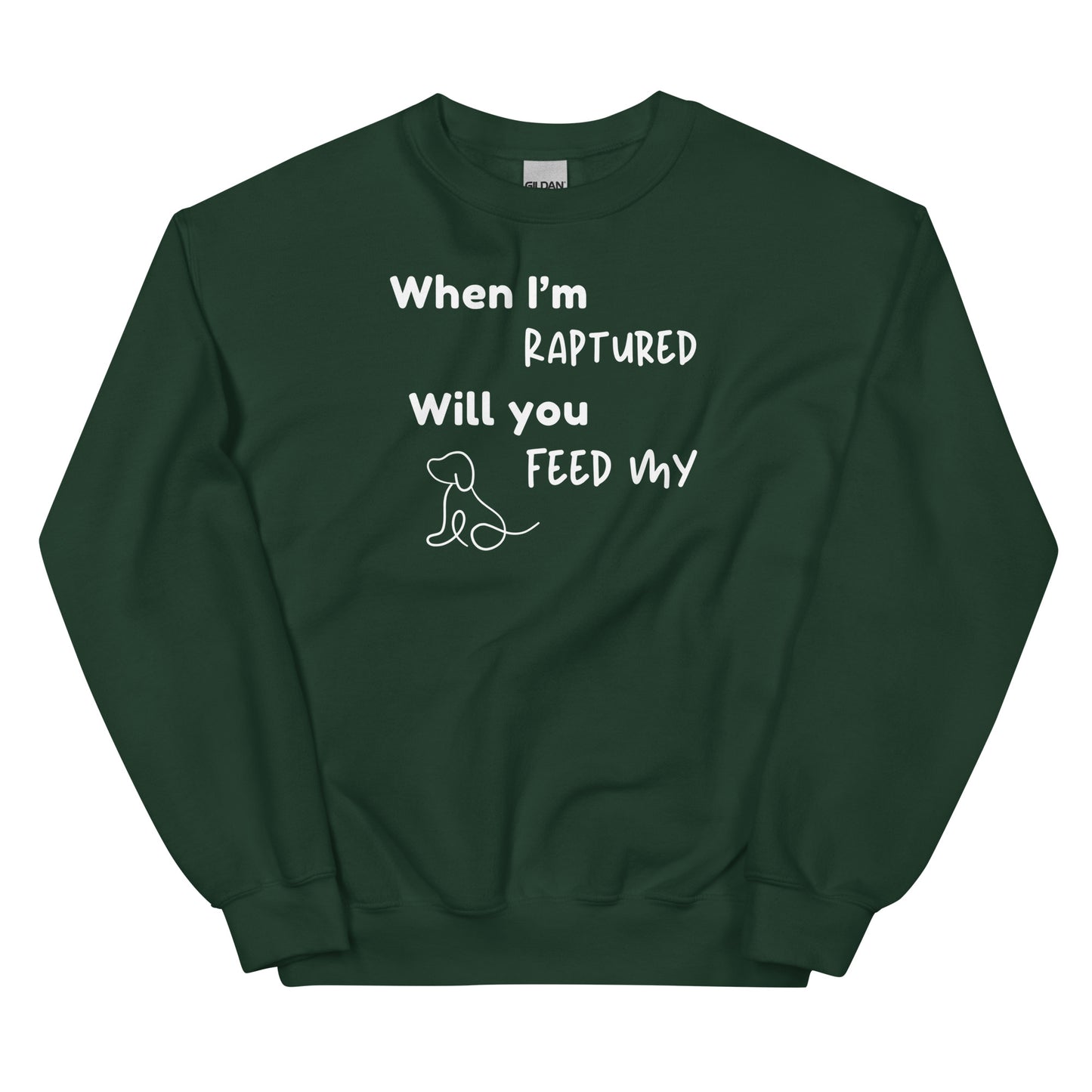RAPTURED DOG SWEATSHIRT -M- WH