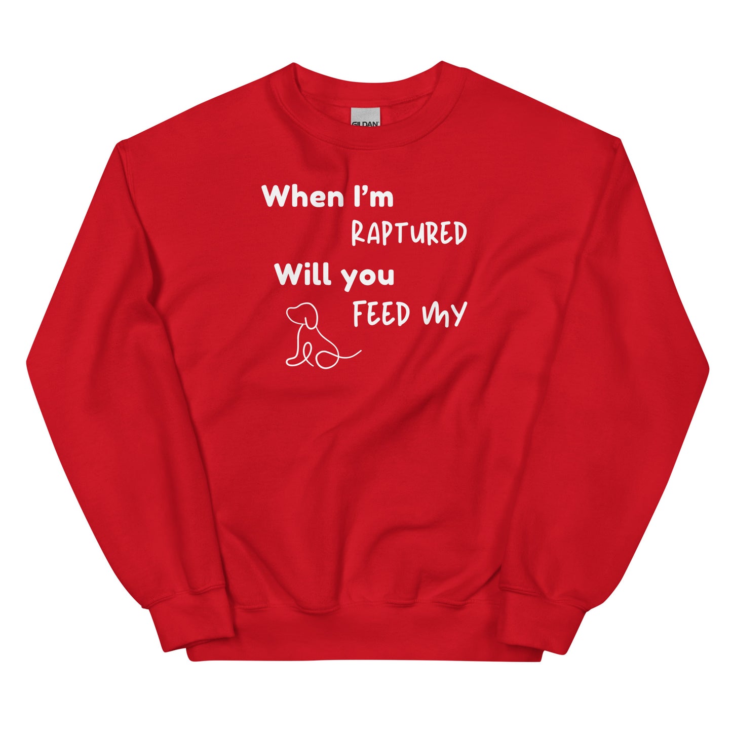 RAPTURED DOG SWEATSHIRT -M- WH