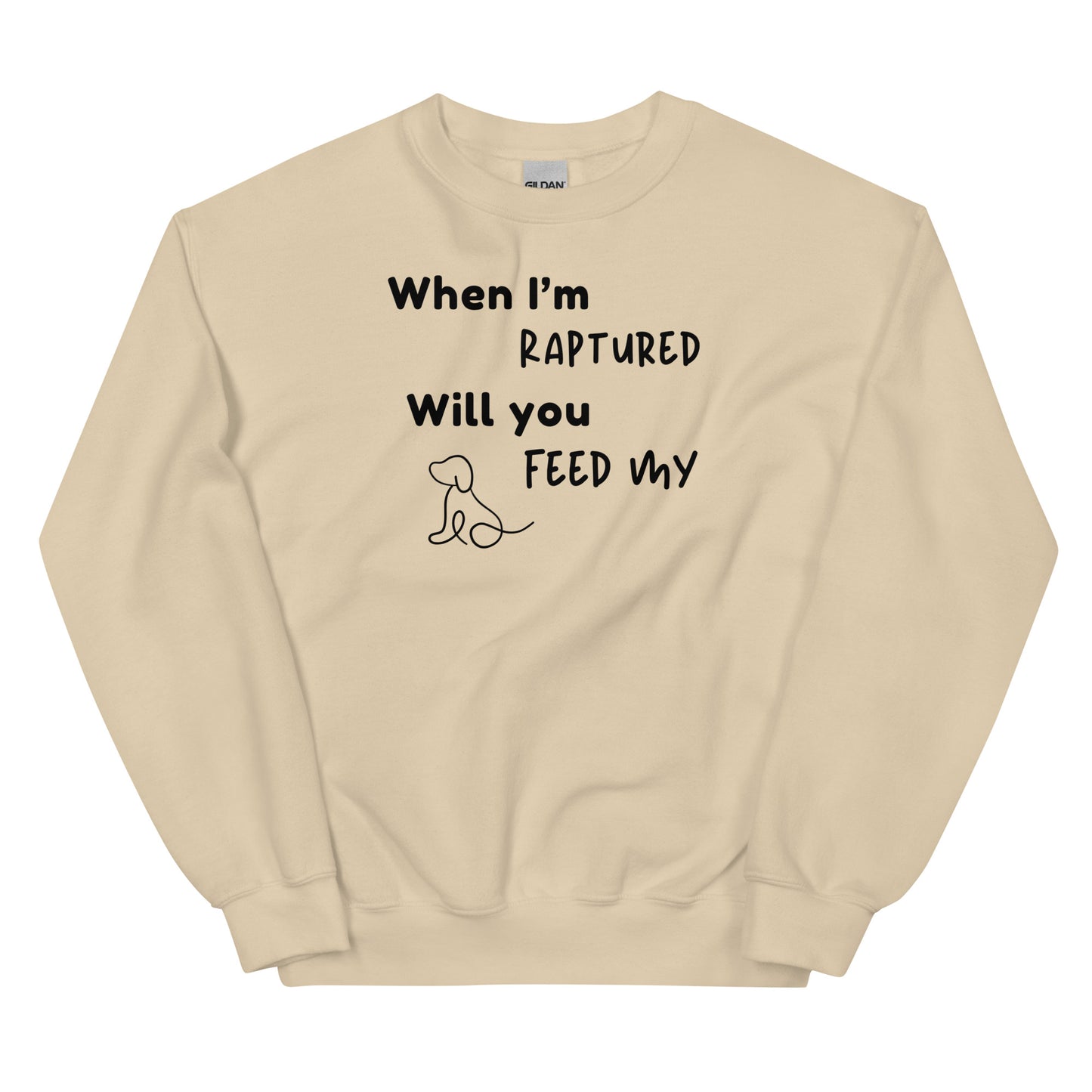 RAPTURED DOG SWEATSHIRT -M- LBK