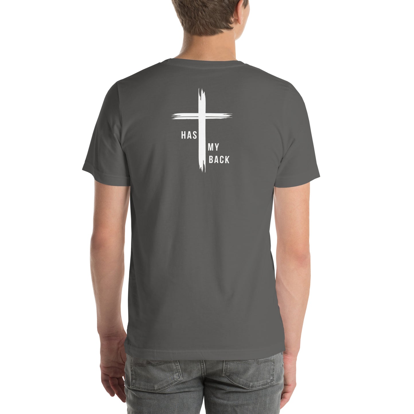 HE HAS MY BACK T-SHIRT - WH