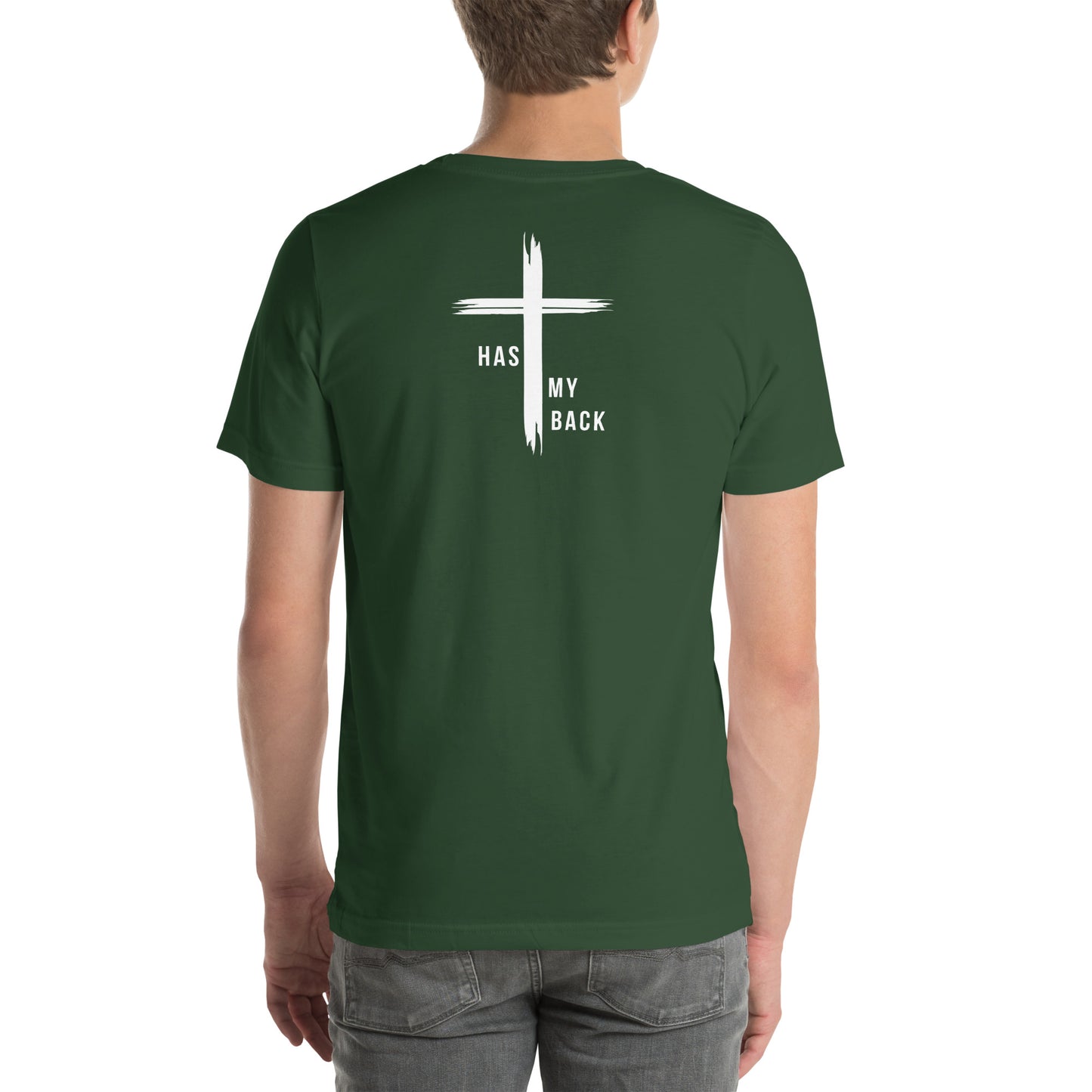 HE HAS MY BACK T-SHIRT - WH