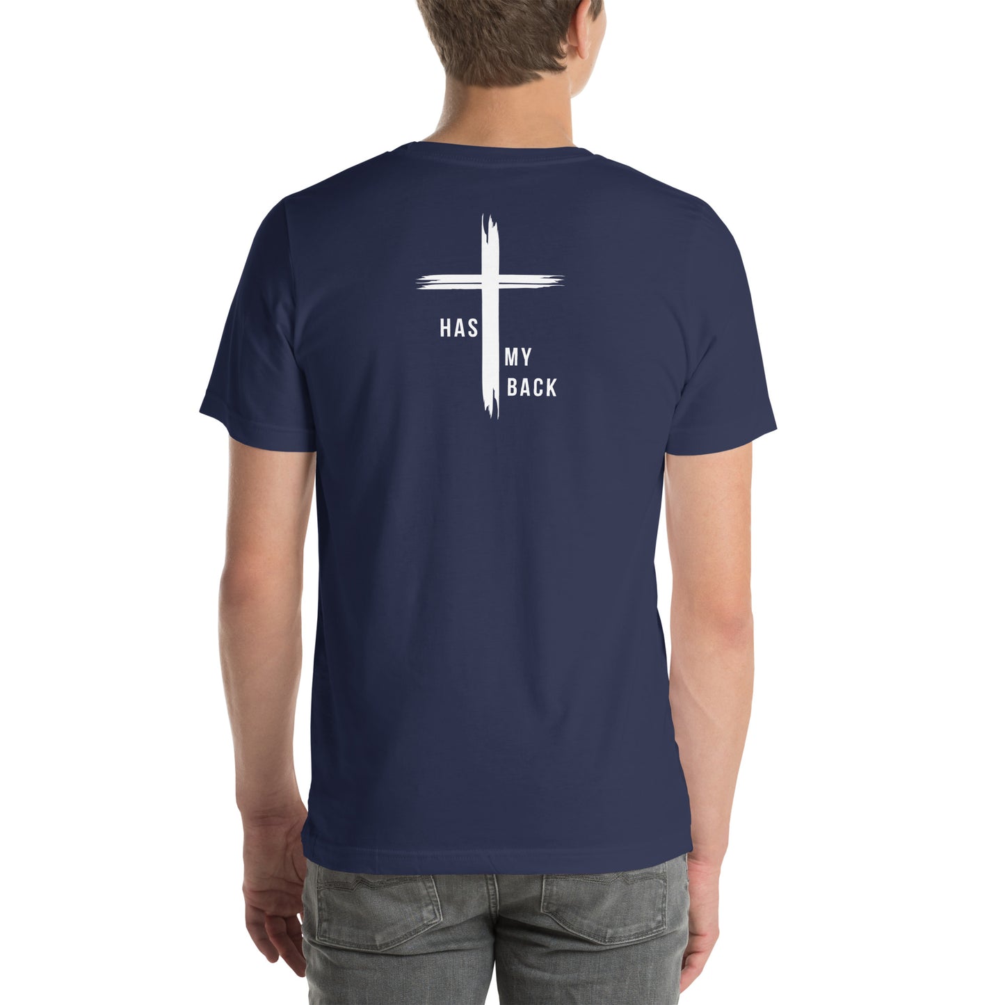 HE HAS MY BACK T-SHIRT - WH