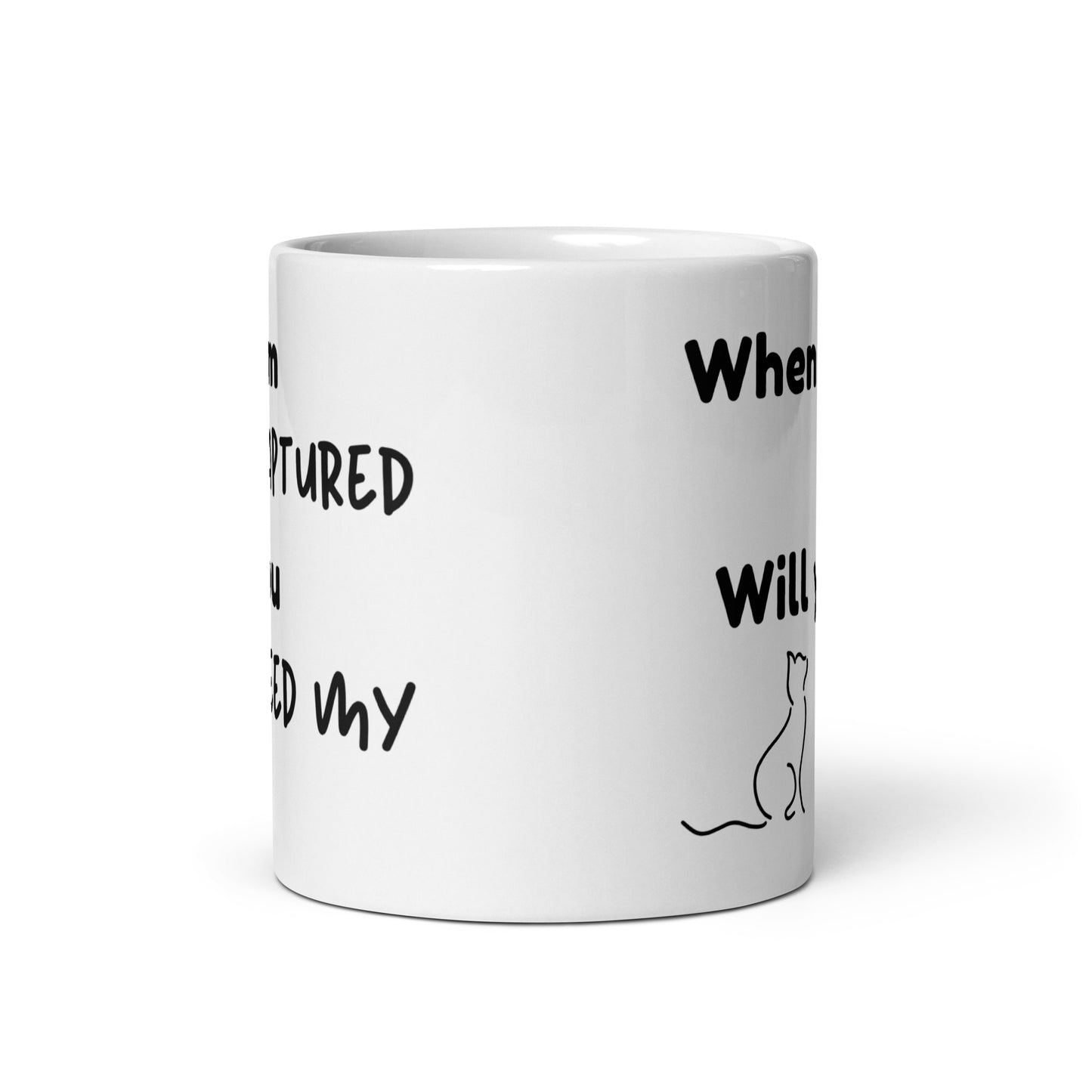 RAPTURED COFFEE MUG - CAT