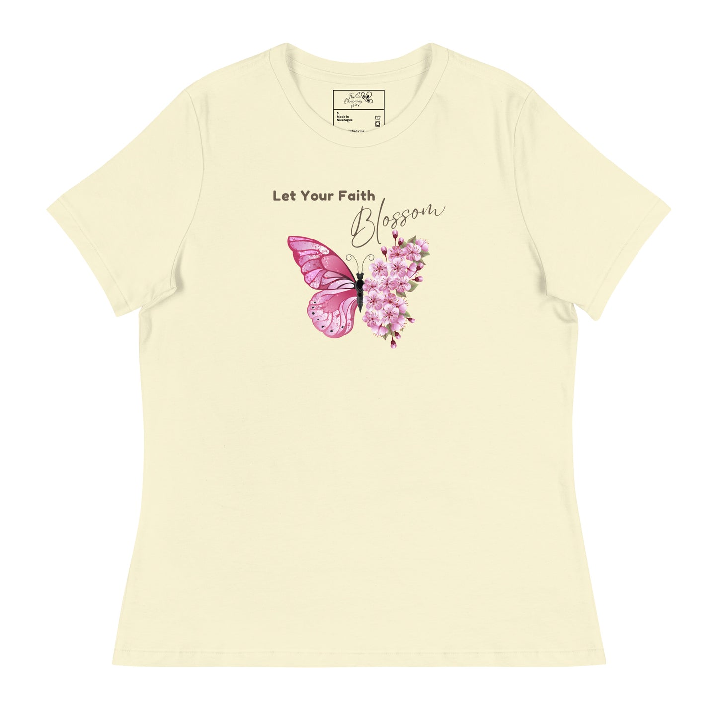 LET YOUR FAITH BLOSSOM T-SHIRT - BBGY