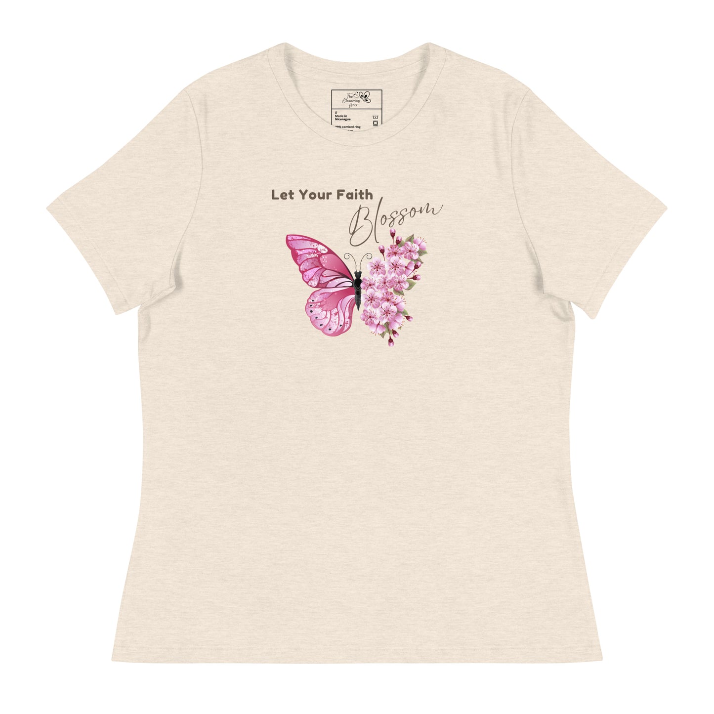 LET YOUR FAITH BLOSSOM T-SHIRT - BBGY