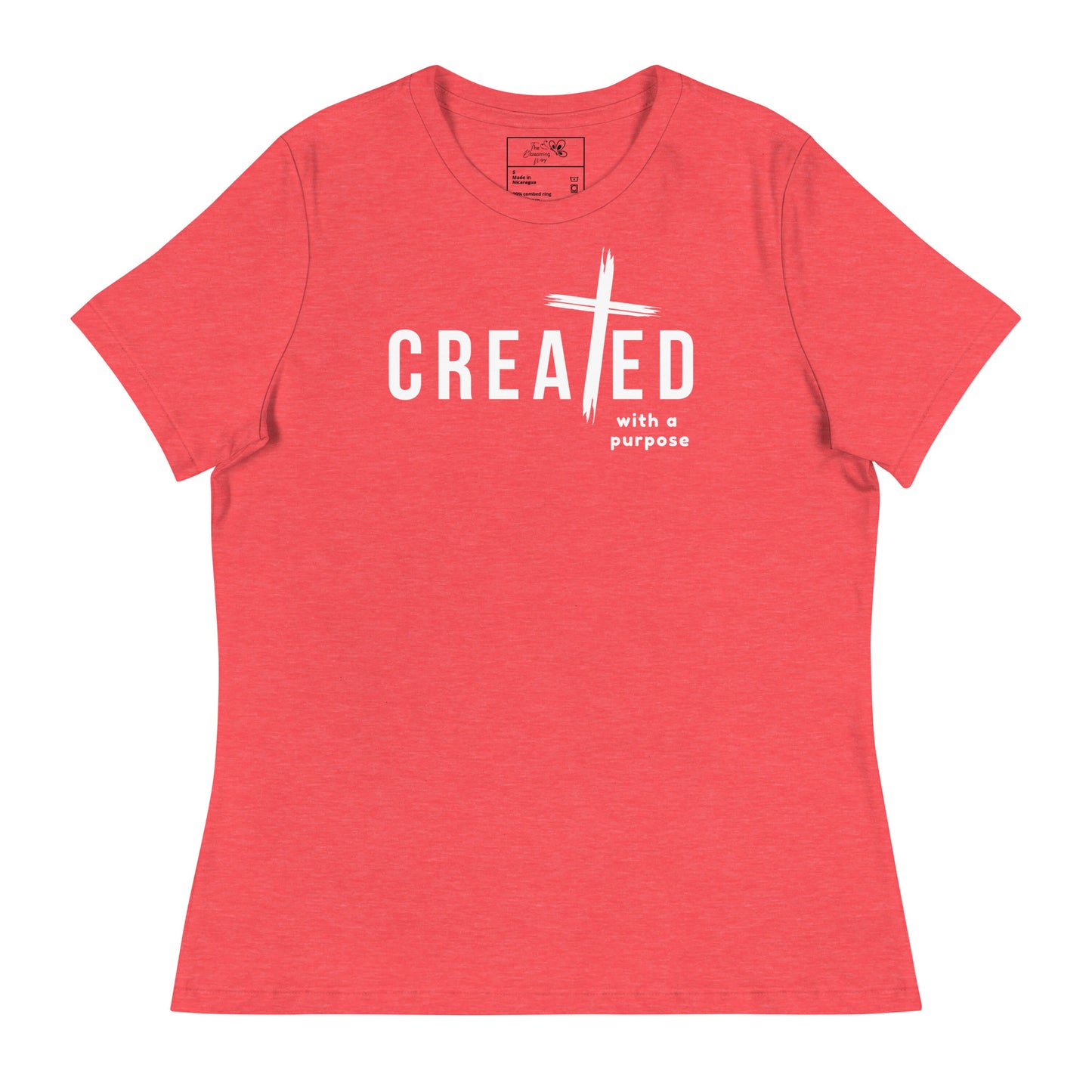 CREATED WITH PURPOSE CROSS T-SHIRT - MWH