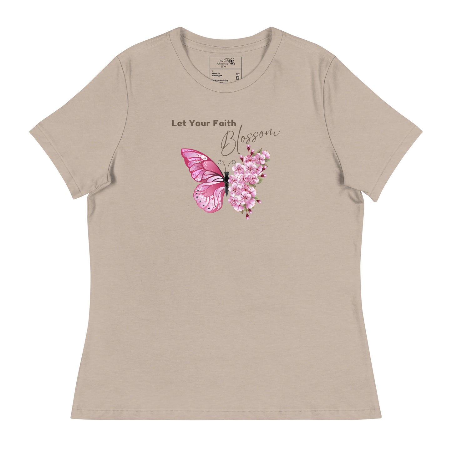 LET YOUR FAITH BLOSSOM T-SHIRT - BBGY
