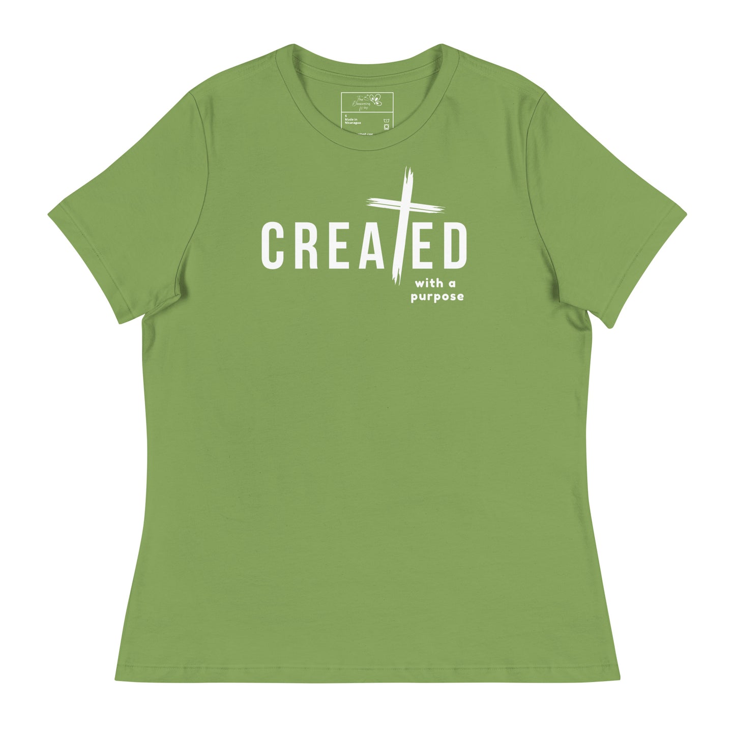 CREATED WITH PURPOSE CROSS T-SHIRT - MWH