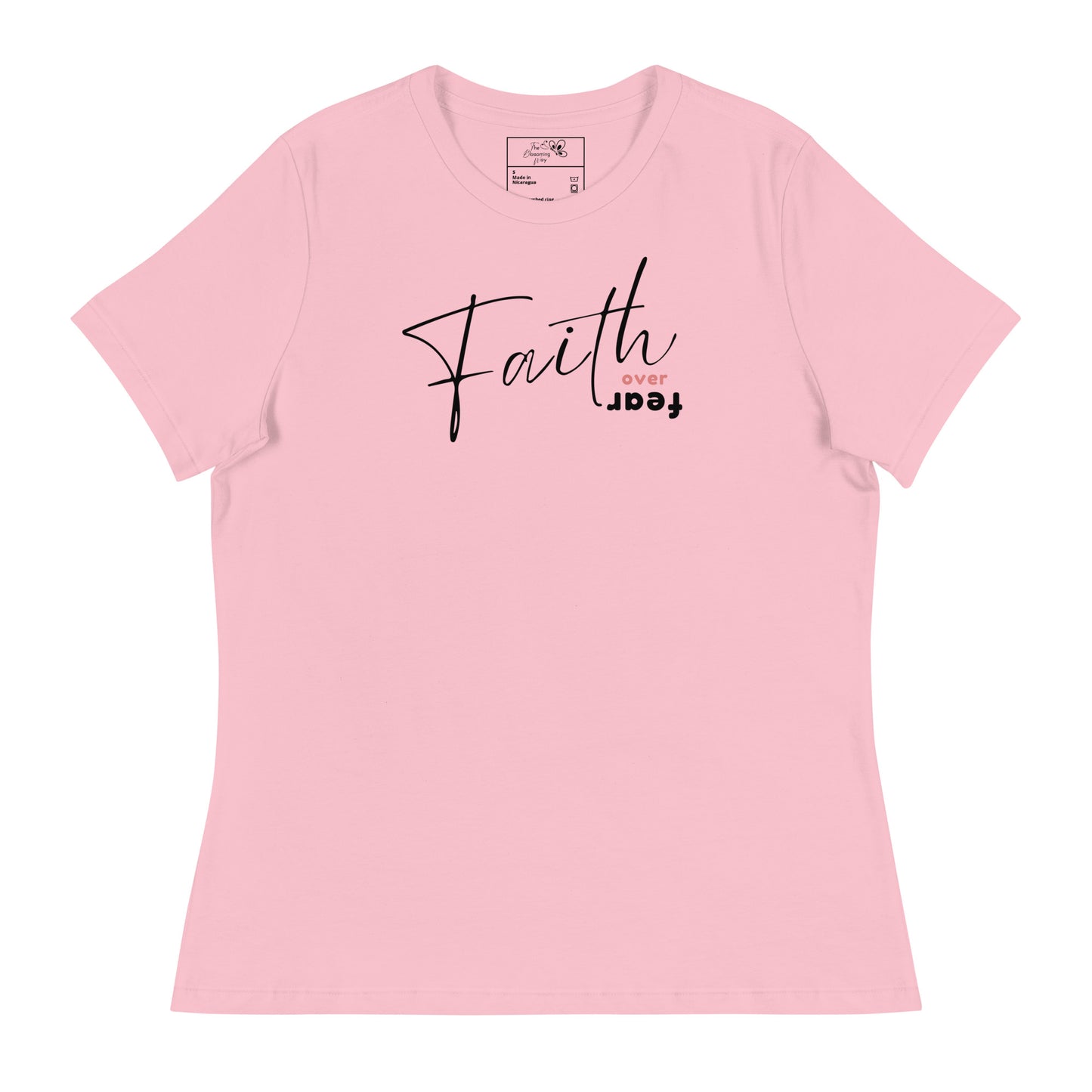 FAITH OVER FEAR T-SHIRT - 6400 BK