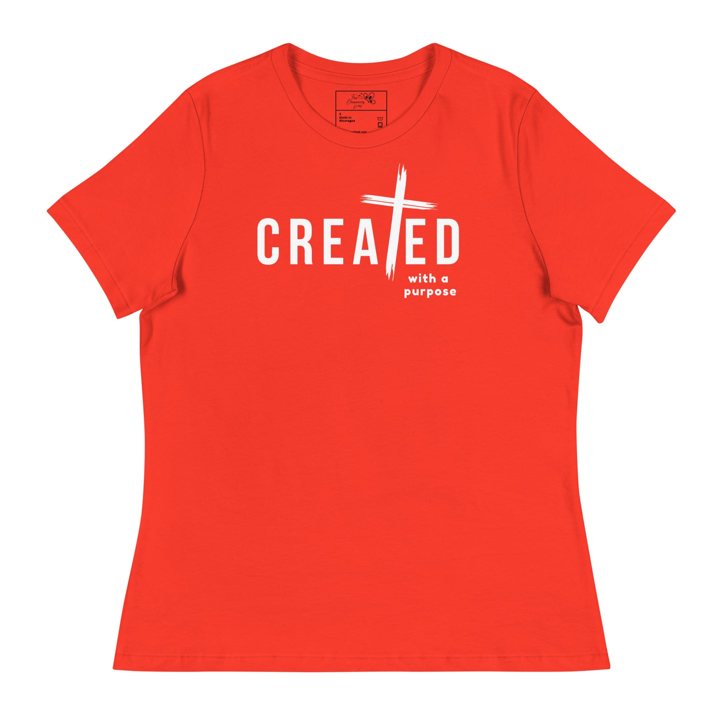 CREATED WITH PURPOSE CROSS T-SHIRT - MWH