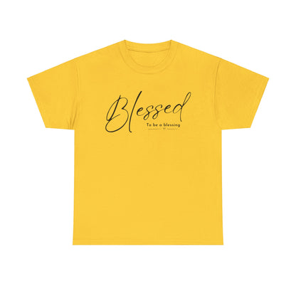 BLESSED T-SHIRT - HC - BK
