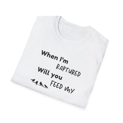 RAPTURED - BIRDS T-SHIRT - M - BK