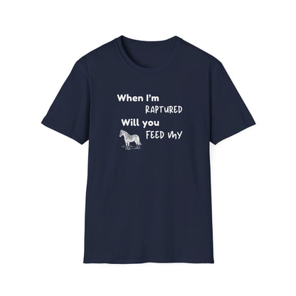 RAPTURED - HORSE T-SHIRT - M - WH