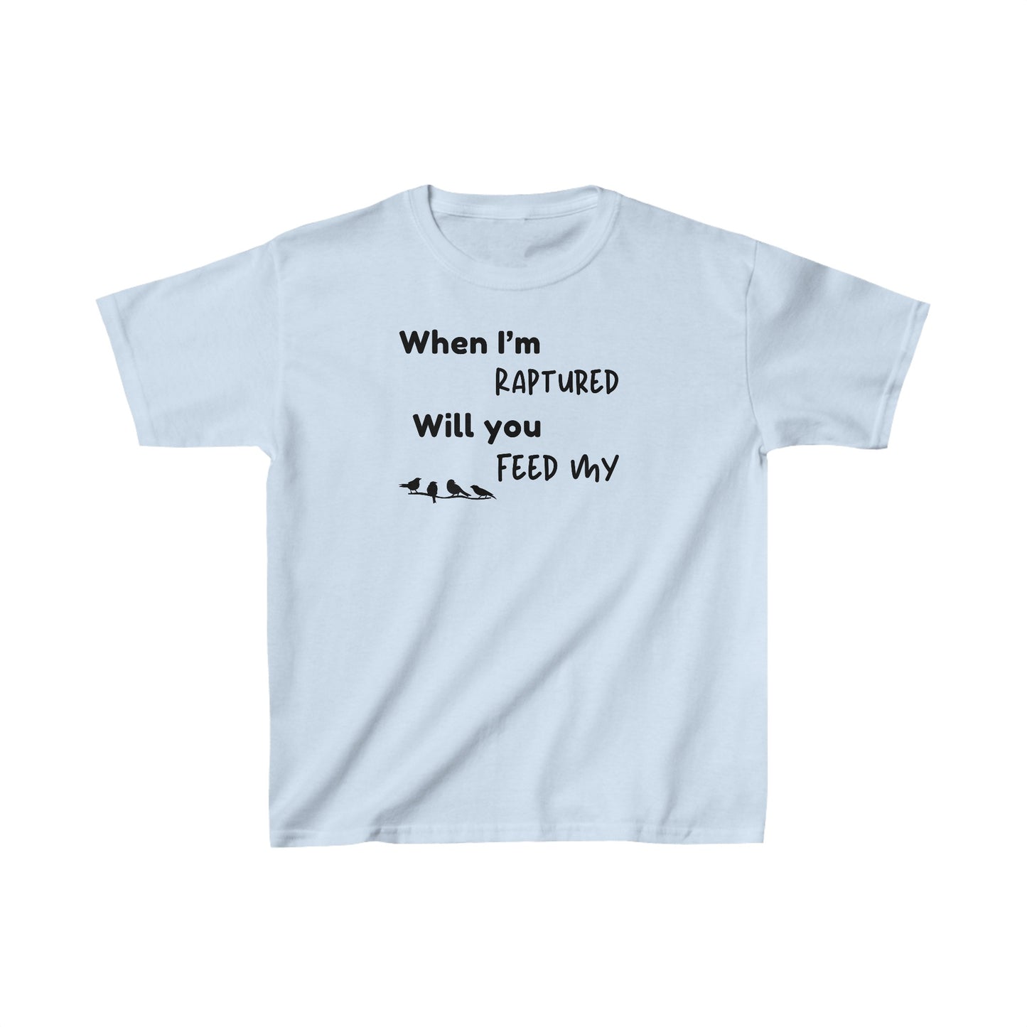 RAPTURED BIRD T-SHIRT - BK