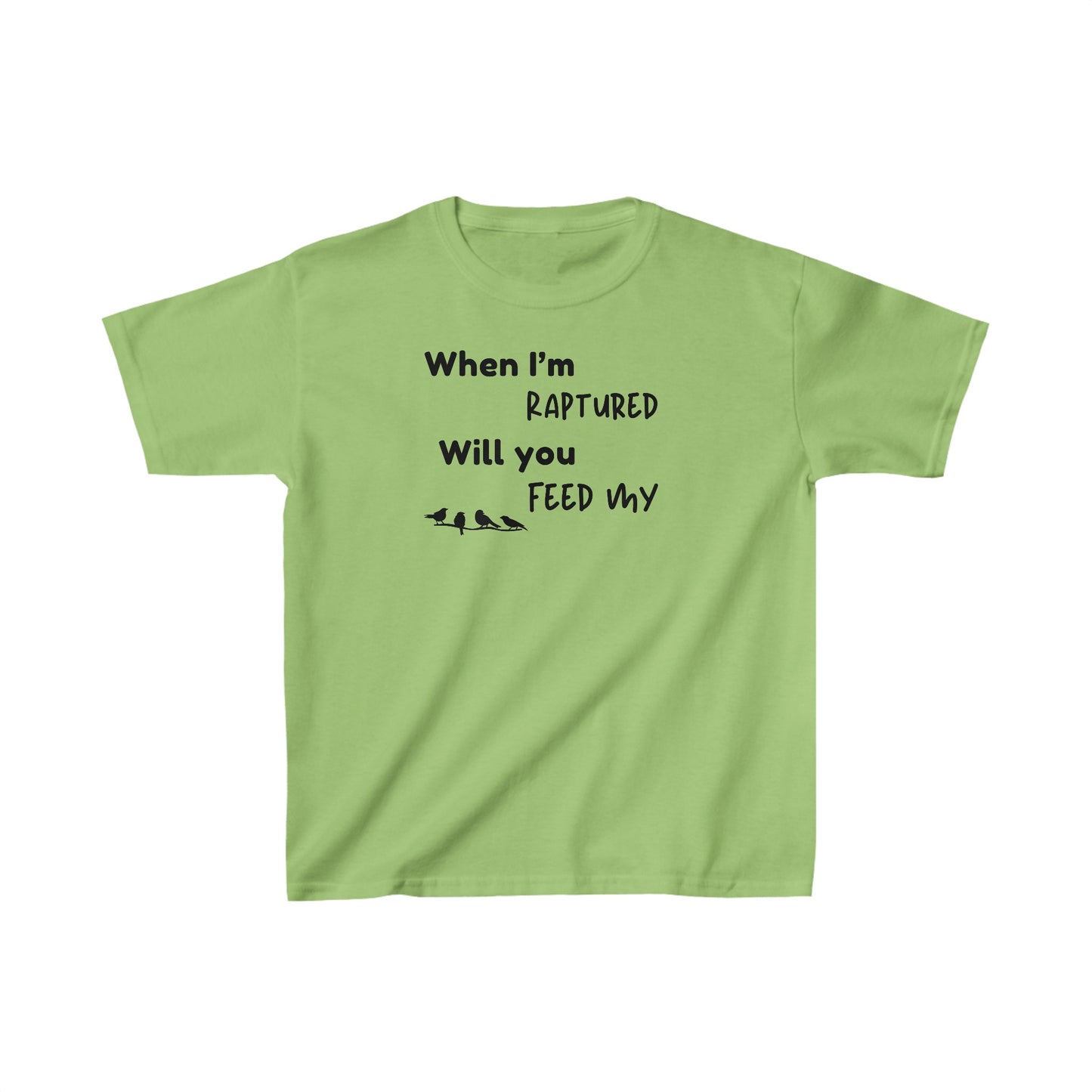 RAPTURED BIRD T-SHIRT - BK