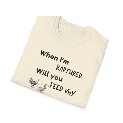 RAPTURED - CHICKEN T-SHIRT - W - BK