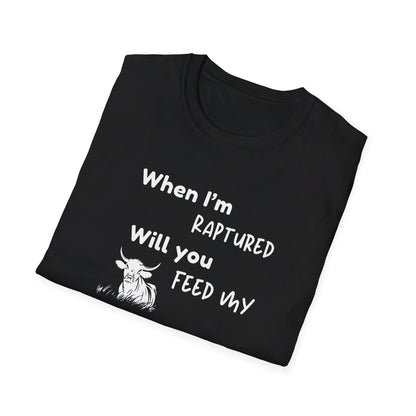 RAPTURED - COW T-SHIRT - M - WH