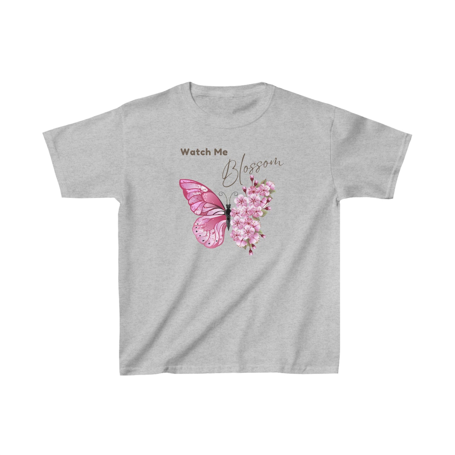 WATCH ME BLOSSOM T-SHIRT - BUTTERFLY - DK