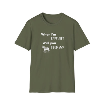 RAPTURED - HORSE T-SHIRT - M - WH
