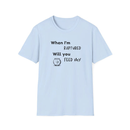 RAPTURED - FISH T-SHIRT - M - BK